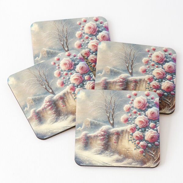 Item preview, Roses Blooming in Winter designed and sold by M-Y-A-R-T-.