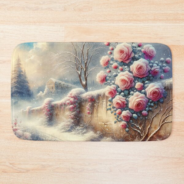 Item preview, Roses Blooming in Winter designed and sold by M-Y-A-R-T-.