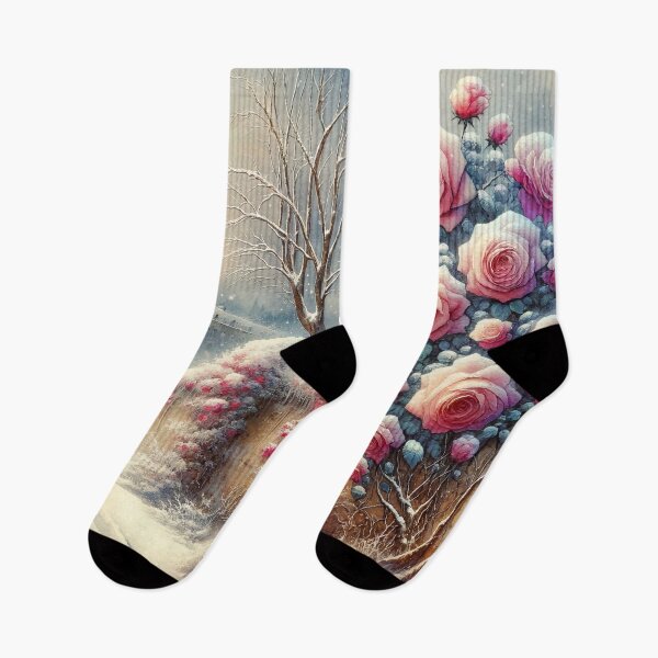 Item preview, Roses Blooming in Winter designed and sold by M-Y-A-R-T-.