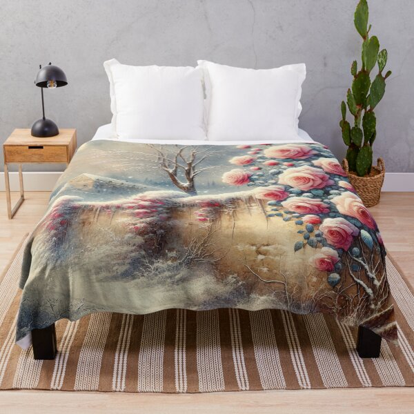 Item preview, Roses Blooming in Winter designed and sold by M-Y-A-R-T-.