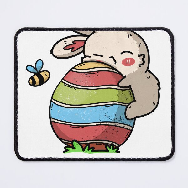 Item preview, Egg-stra Big Hug designed and sold by Cute & Funny Hand-Drawn Prints | Happy Doodle Friends Shop.