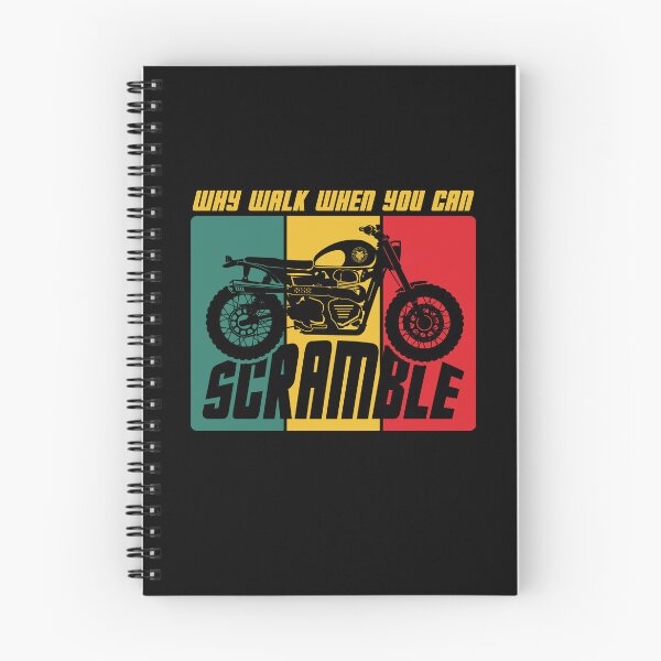 Artikelvorschau, Klassisches Scrambler-Motorrad entworfen und verkauft von Ronin Custom.