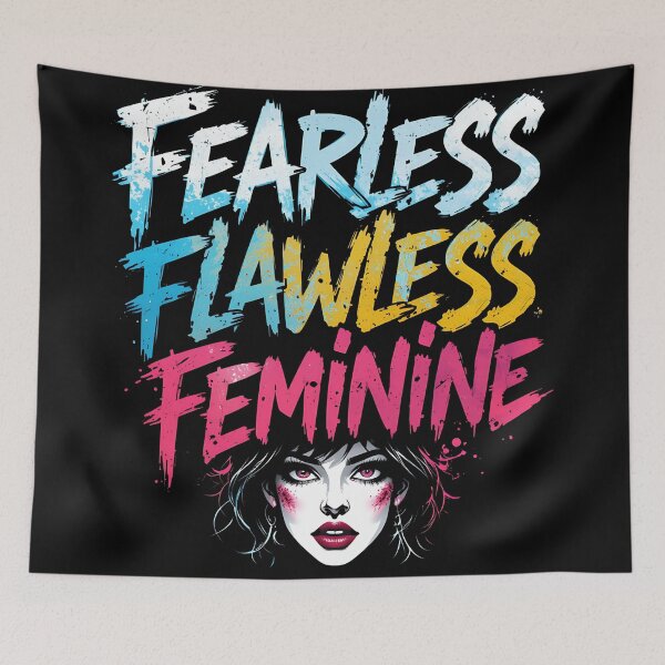 Item preview, Fearless, Flawless, Feminine-Women's Empowerment designed and sold by Waseemkhan86.