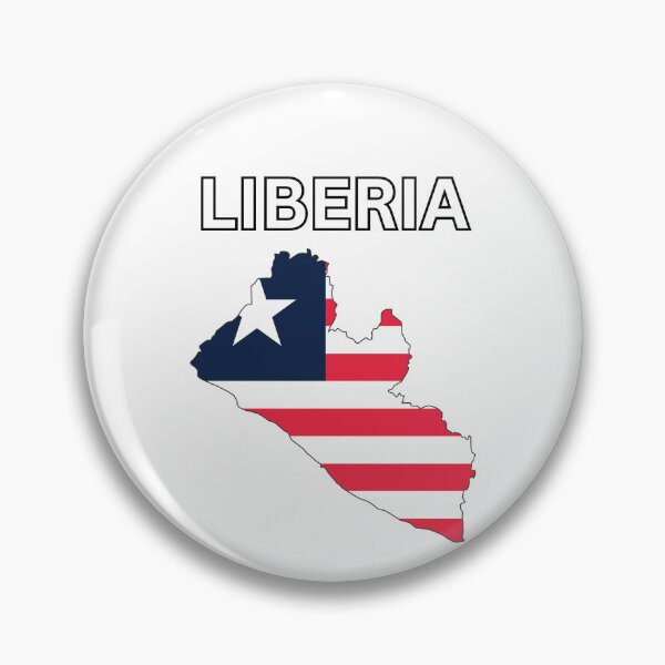 Item preview, Liberia Flag Map Design designed and sold by atomstartup.