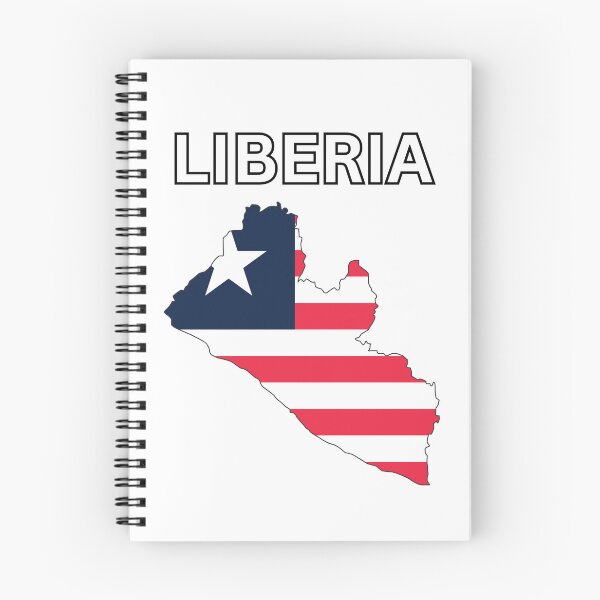 Item preview, Liberia Flag Map Design designed and sold by atomstartup.