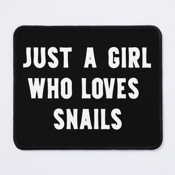 Item preview, Just A Girl Who Loves Snails Funny Snail Lover designed and sold by RareBunny.