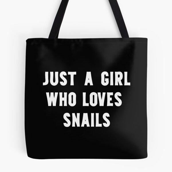 Item preview, Just A Girl Who Loves Snails Funny Snail Lover designed and sold by RareBunny.