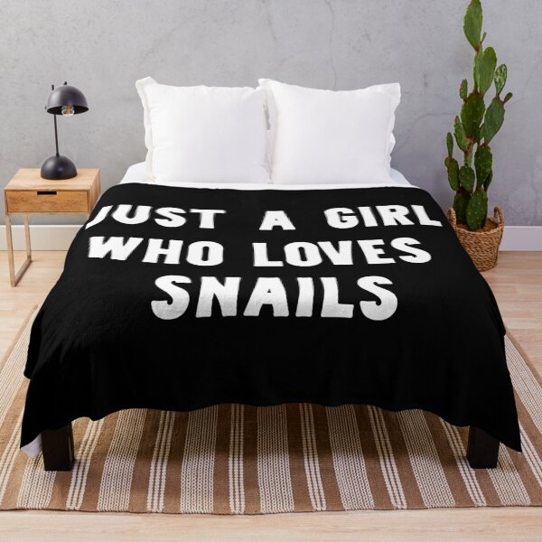 Item preview, Just A Girl Who Loves Snails Funny Snail Lover designed and sold by RareBunny.