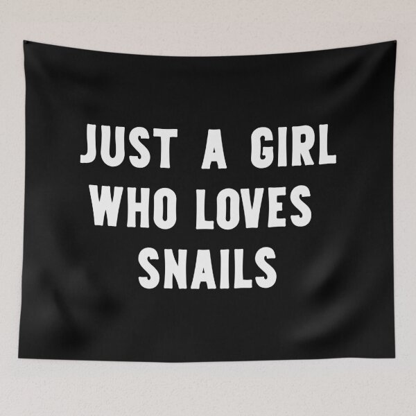 Item preview, Just A Girl Who Loves Snails Funny Snail Lover designed and sold by RareBunny.