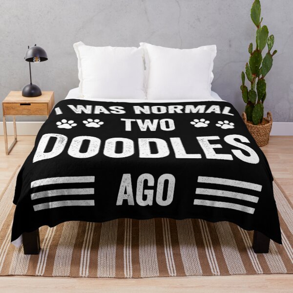 Item preview, I Was Normal Two Doodles Ago Funny Doodle Lover designed and sold by RareBunny.