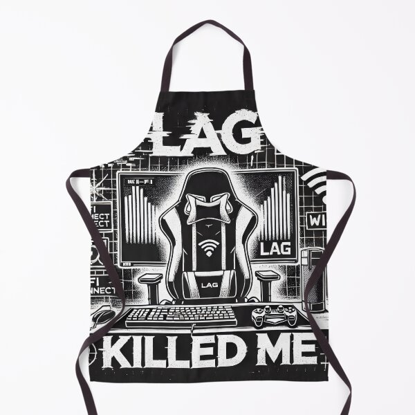 Item preview, Lag Killed Me – Gamer Wi-Fi Disconnect Rage Art designed and sold by Chroma Myst.