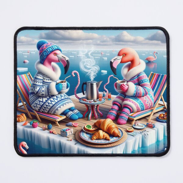 Item preview, Flamingo Coffee Party designed and sold by M-Y-A-R-T-.