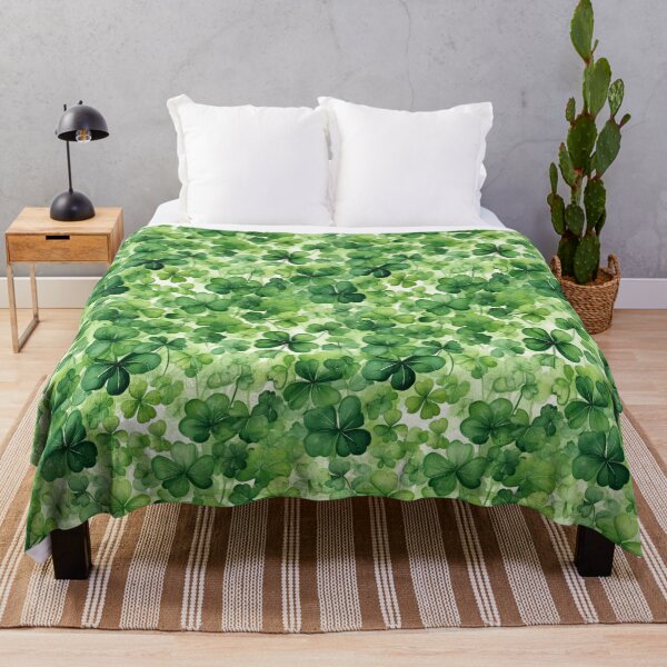 Item preview, Shamrocks painted in watercolor giving a natural and delicate touch designed and sold by Designbes.