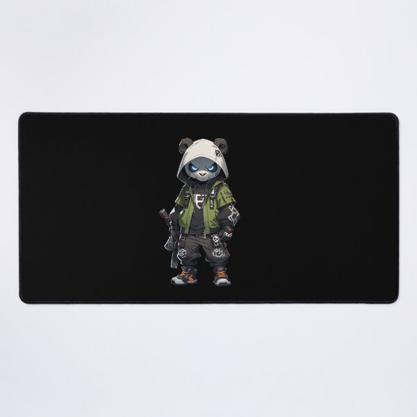 Item preview, Fierce Cyberpunk Panda Warrior – Samurai Streetwear Art designed and sold by ZyloPrints.