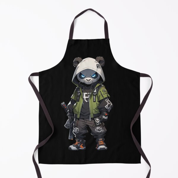 Item preview, Fierce Cyberpunk Panda Warrior – Samurai Streetwear Art designed and sold by ZyloPrints.