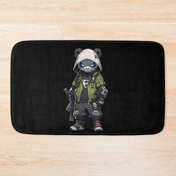 Item preview, Fierce Cyberpunk Panda Warrior – Samurai Streetwear Art designed and sold by ZyloPrints.