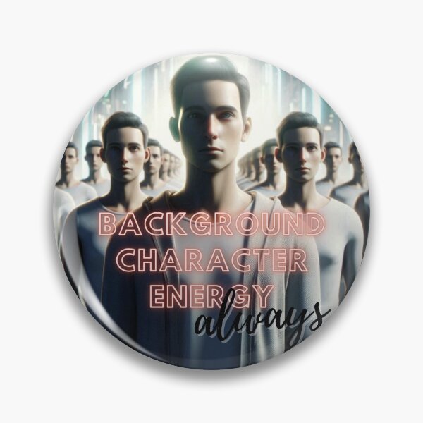 Item preview, NPC Vibes - Background Character Energy... always! designed and sold by nature. electrified..