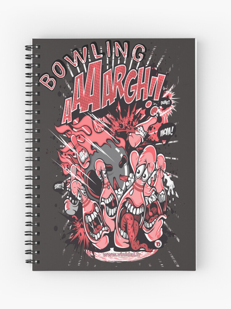 Aperçu 1 sur 3. Carnet avec l'œuvre Bowling créée et vendue par Vinidal.