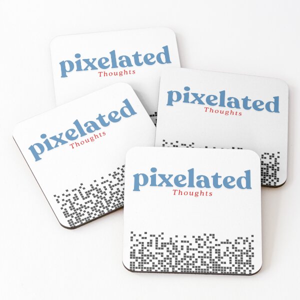 Item preview, Pixelated Thoughts: A Digital Blend of Creativity & Imagination designed and sold by IINSPIRA.