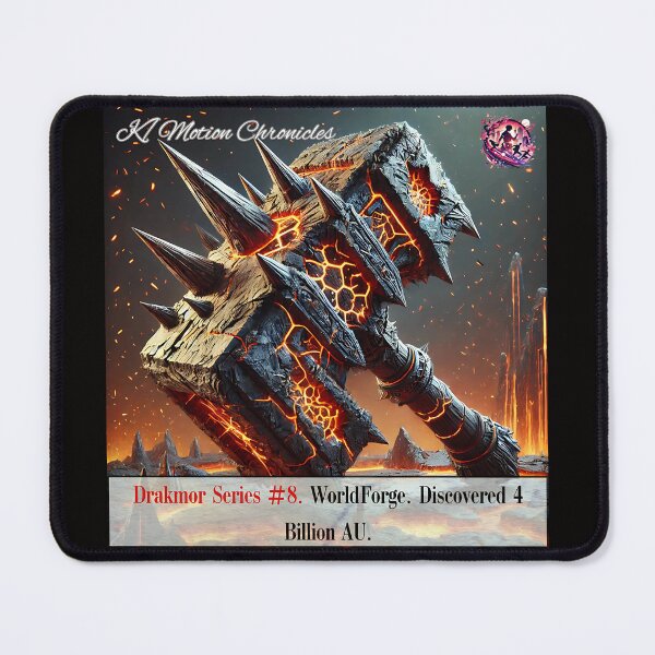 Item preview, Drakmor Series #8/8 – WorldForge | Molten Warhammer of Destruction designed and sold by KMChronicles.