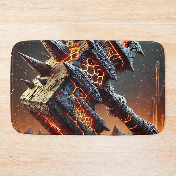 Item preview, Drakmor Series #8/8 – WorldForge | Molten Warhammer of Destruction designed and sold by KMChronicles.
