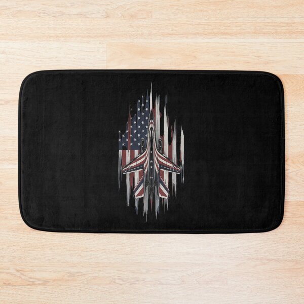 Item preview, American Fighter Jet with Distressed Flag Design designed and sold by love3617.