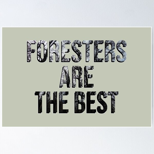 Item preview, Foresters Are the Best: Honoring Nature's Heroes designed and sold by TheSassyNoble.