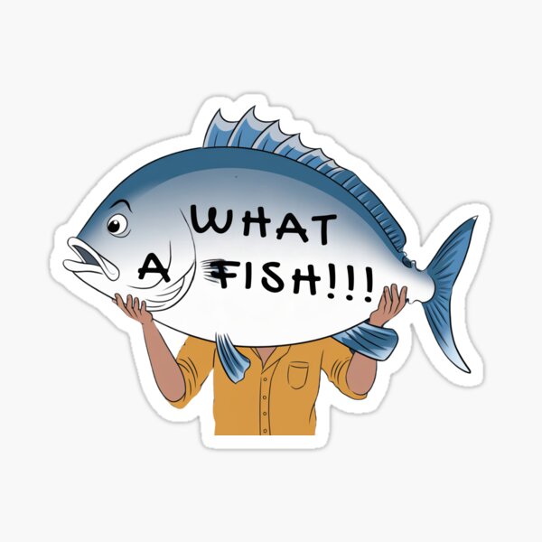 Item preview, What A Fish!!! designed and sold by mirciashop.