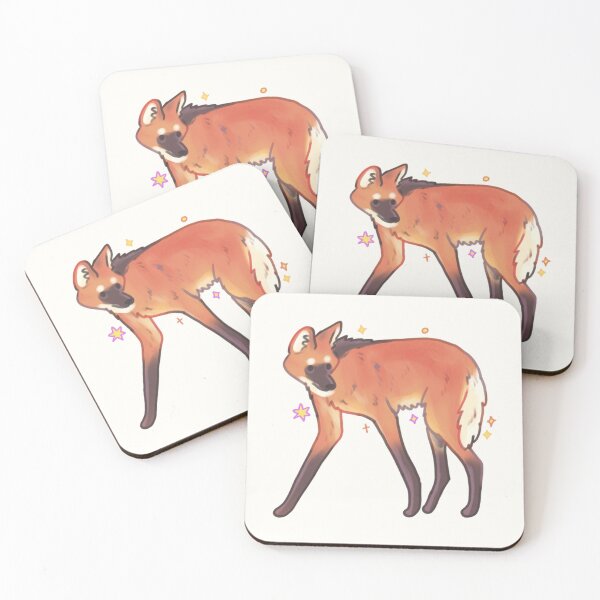 Item preview, maned wolf art designed and sold by Mayarartsy.