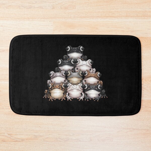 Item preview, Stacked Frogs in Monochrome and Earthy Tones designed and sold by love3617.