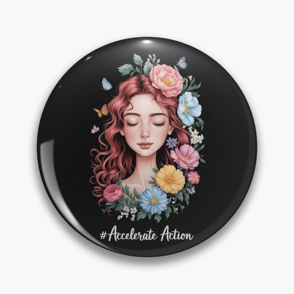Item preview, International Women's Day 2025 Accelerate Action designed and sold by WildPalette-Art.