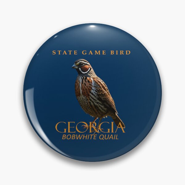 Item preview, Georgia Territory Game Bird The Bobwhite Quail designed and sold by taiche.