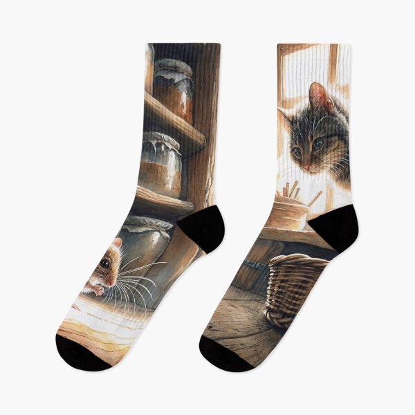 Item preview, Cat and Rat in the Larder designed and sold by M-Y-A-R-T-.