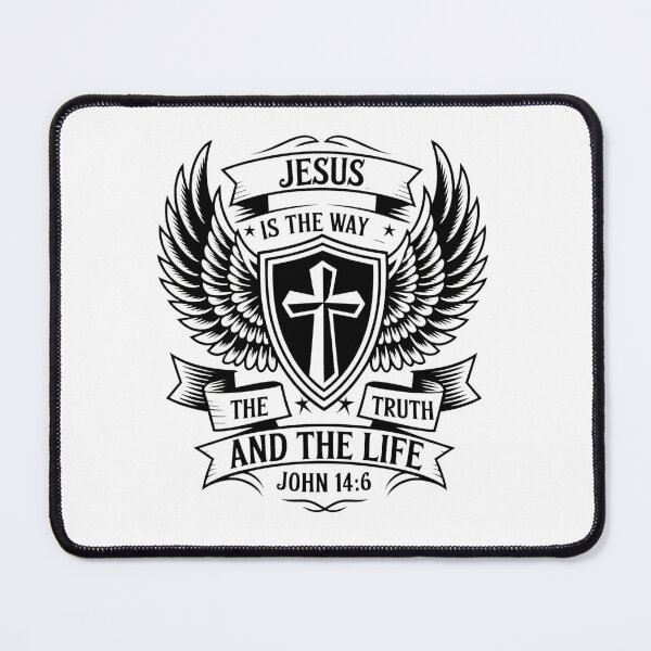 Item preview, Jesus is the way, truth and life, bible verse, christian designed and sold by ChristianLife.