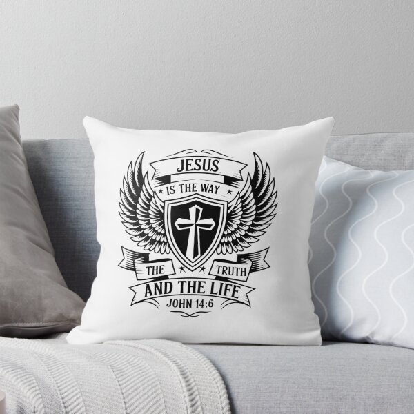 Item preview, Jesus is the way, truth and life, bible verse, christian designed and sold by ChristianLife.