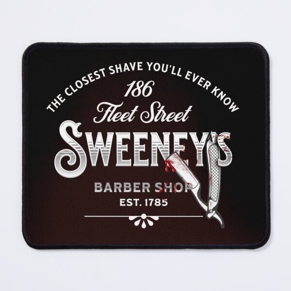 Item preview, Sweeney Todd Barber Shop Logo – Vintage Horror Musical Design designed and sold by PricklyBearArt.