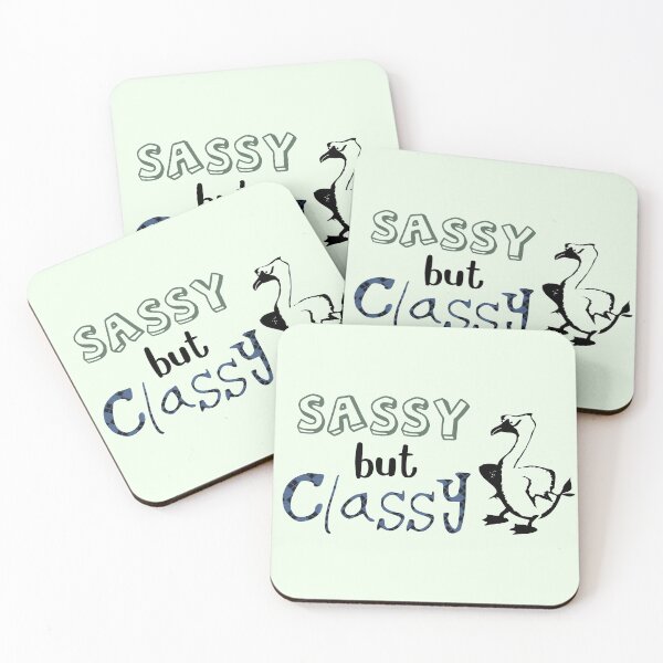 Item preview, Funny Duck – "Sassy but Classy" Cute Aesthetic Design designed and sold by Reicrea.