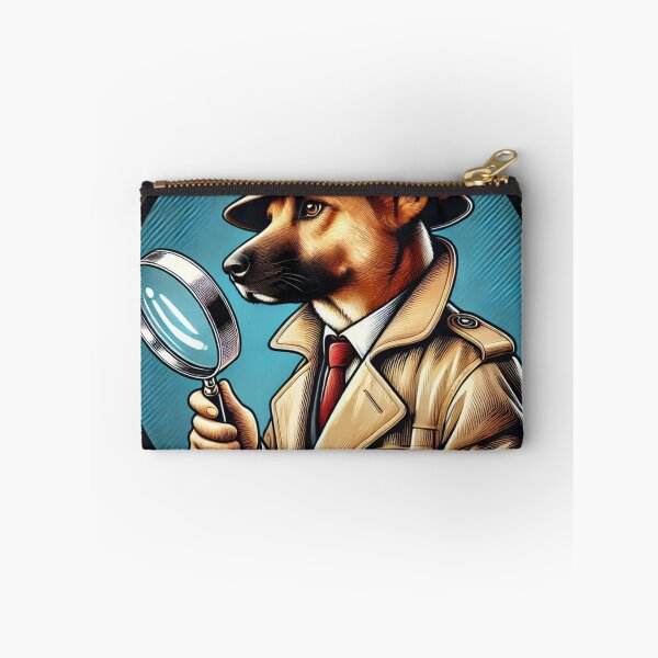 Item preview, Detective Dog - Mysterious Investigator Animal Art designed and sold by Nauert's.