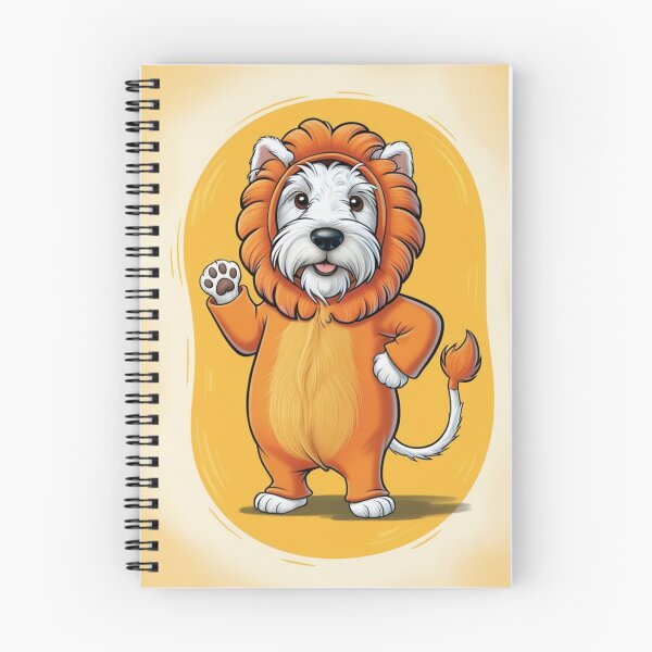 Item preview, Lionhearted Westie - Cute Dog Art designed and sold by Animals Wearing Glasses.