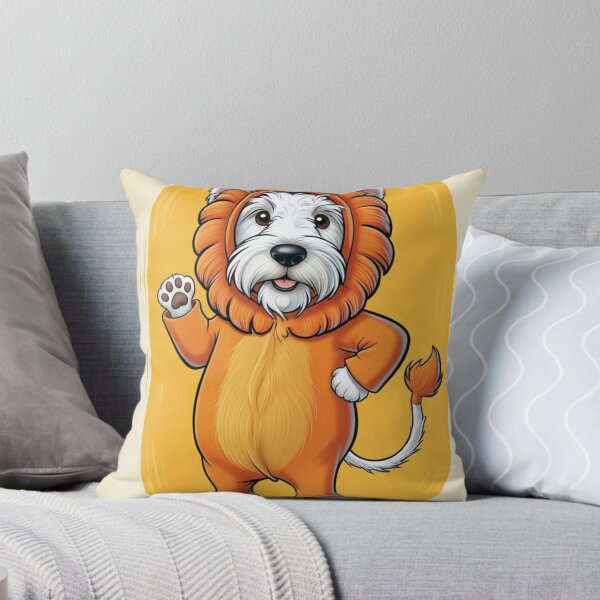 Item preview, Lionhearted Westie - Cute Dog Art designed and sold by Animals Wearing Glasses.