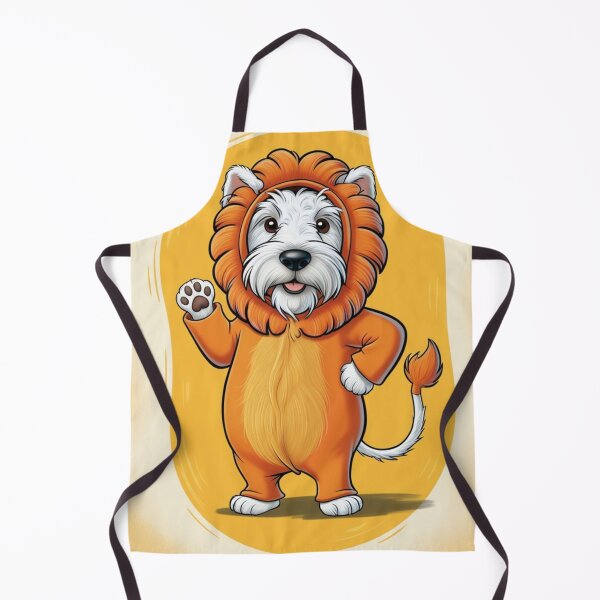 Item preview, Lionhearted Westie - Cute Dog Art designed and sold by Animals Wearing Glasses.