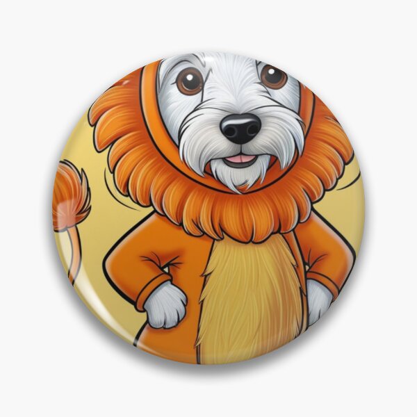 Item preview, Lionhearted Westie - Cute Dog Art designed and sold by Animals Wearing Glasses.