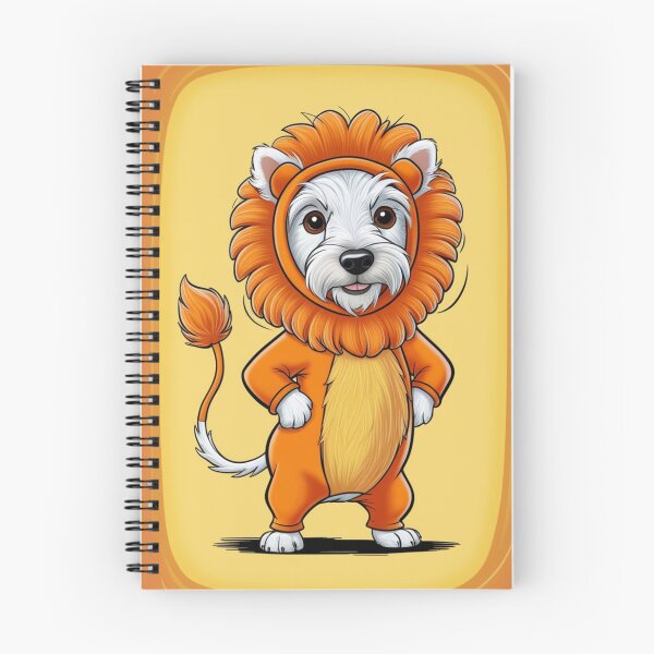 Item preview, Lionhearted Westie - Cute Dog Art designed and sold by Animals Wearing Glasses.
