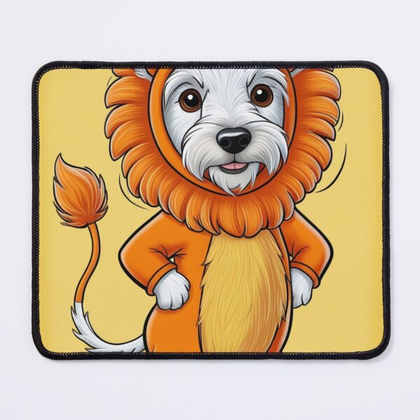 Item preview, Lionhearted Westie - Cute Dog Art designed and sold by Animals Wearing Glasses.
