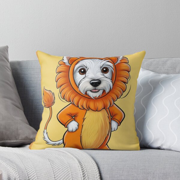 Item preview, Lionhearted Westie - Cute Dog Art designed and sold by Animals Wearing Glasses.