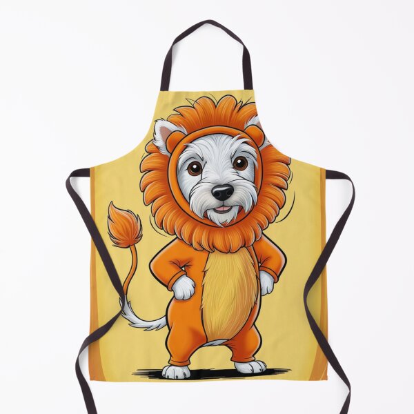 Item preview, Lionhearted Westie - Cute Dog Art designed and sold by Animals Wearing Glasses.