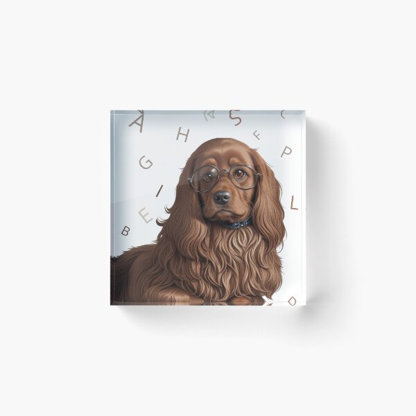 Item preview, Cachorro estudioso designed and sold by GrafiShop.