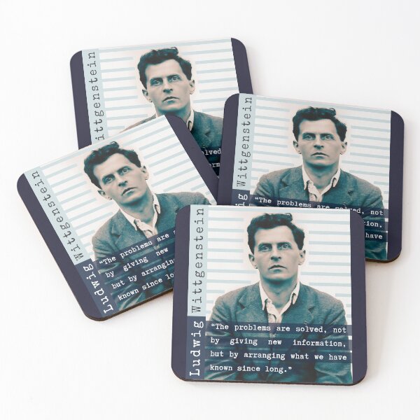 Item preview, Ludwig Wittgenstein quote: “The problems are solved, not by giving new information, but by arranging what we have known since long.” designed and sold by artbleed.