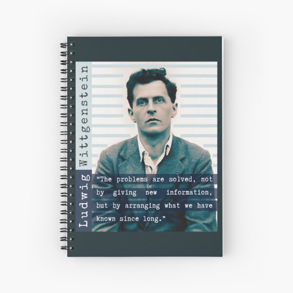 Item preview, Ludwig Wittgenstein quote: “The problems are solved, not by giving new information, but by arranging what we have known since long.” designed and sold by artbleed.