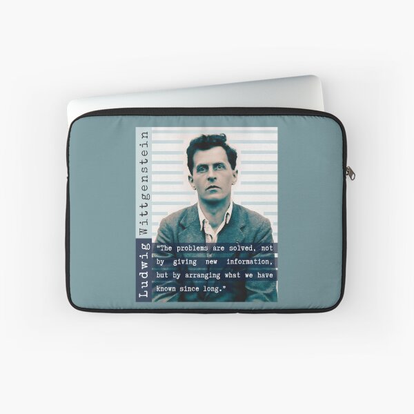 Item preview, Ludwig Wittgenstein quote: “The problems are solved, not by giving new information, but by arranging what we have known since long.” designed and sold by artbleed.